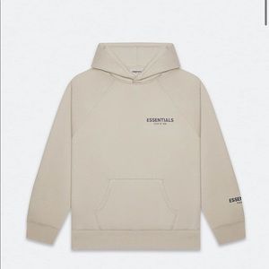 Essentials Fear Of God Tan Hoodie